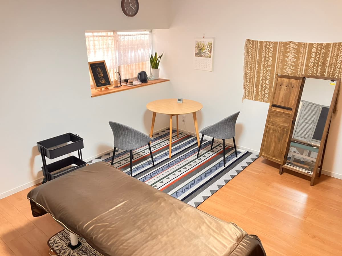 【天理駅徒歩10分】備品充実・完全個室のプライベートサロンが私のサロンに。エステ・整体・マッサージに【minoriba】