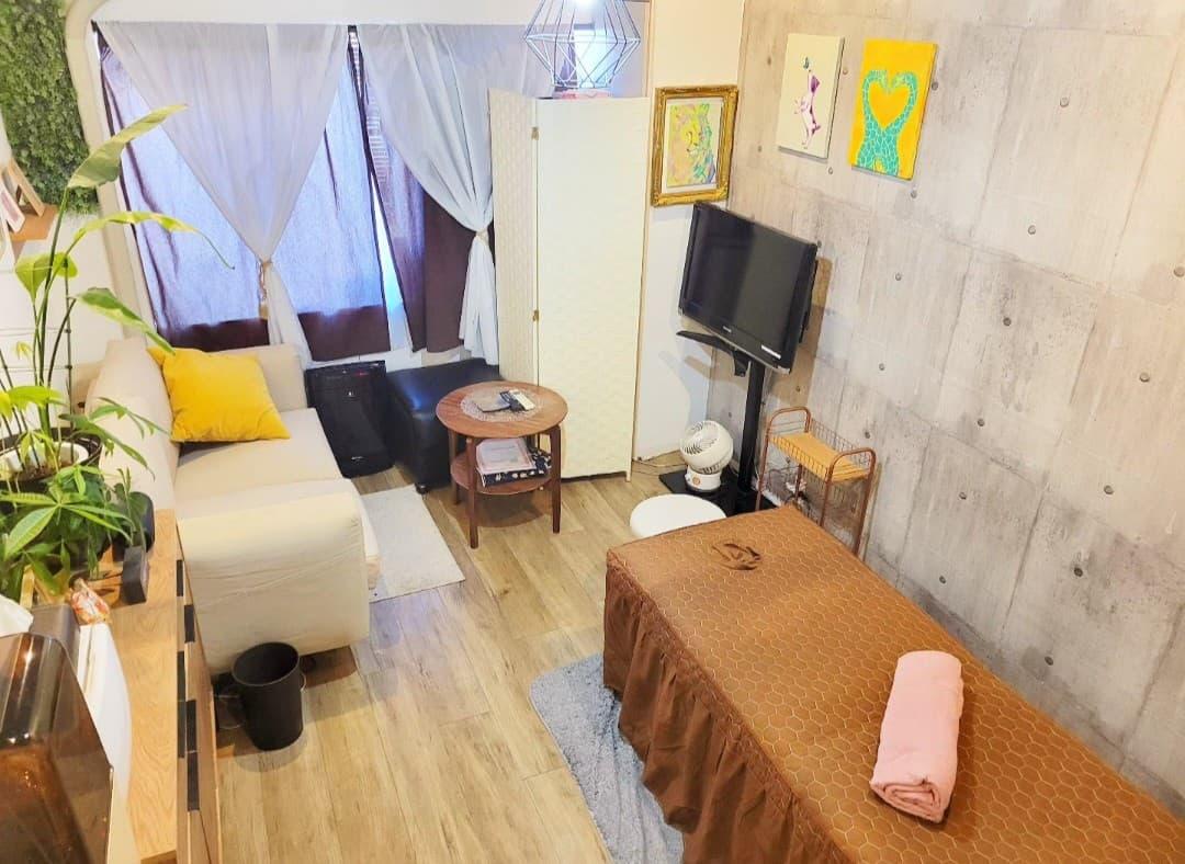 【新宿駅徒歩5分】備品充実・完全個室のプライベートサロンが私のサロンに。エステ・整体・マッサージに【minoriba】